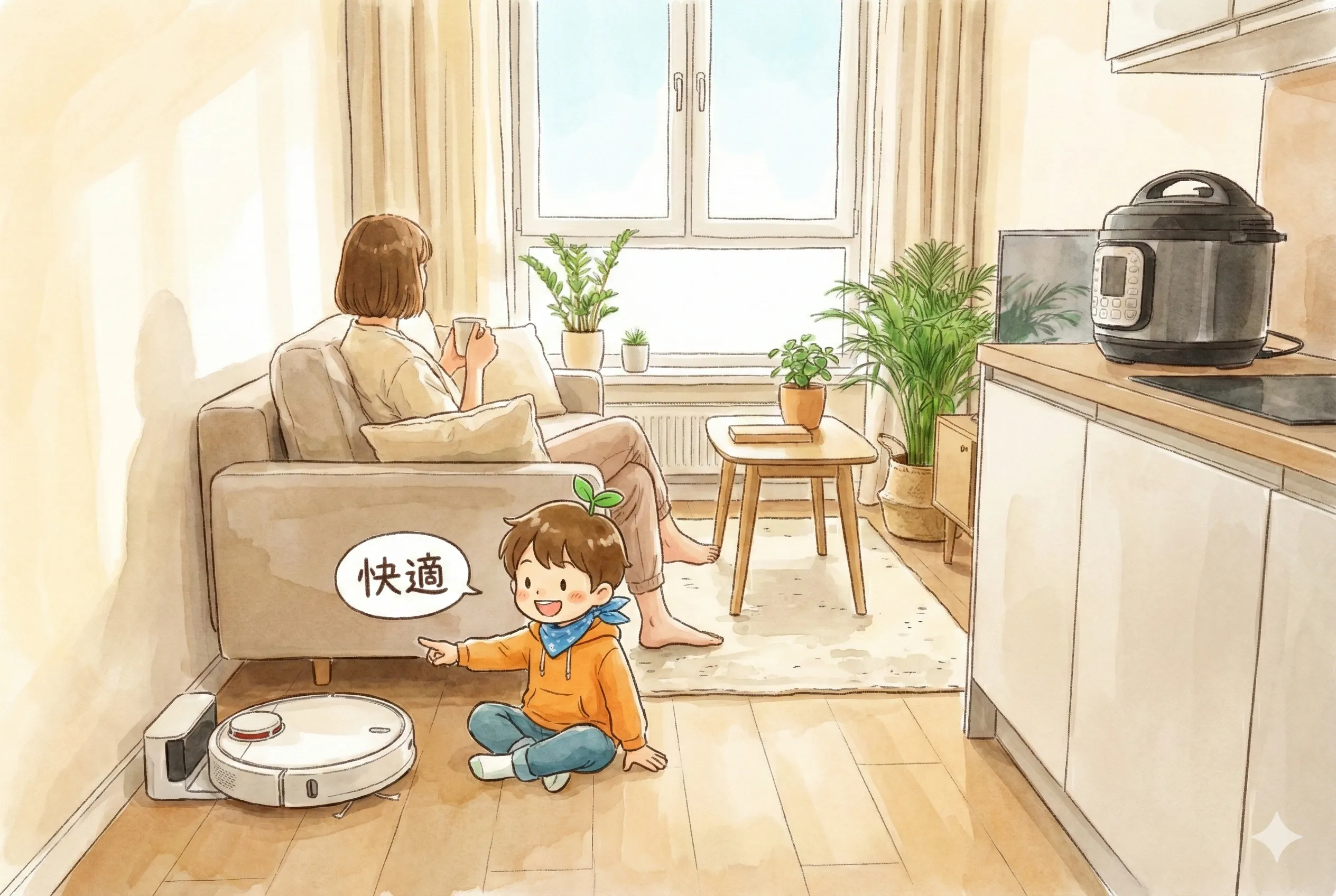 最新家電で快適な一人暮らし