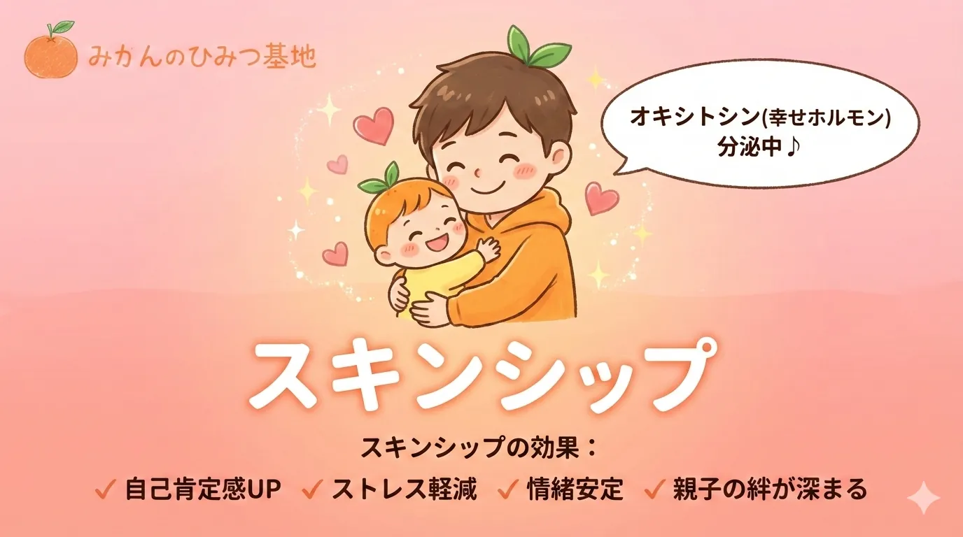親子のスキンシップ