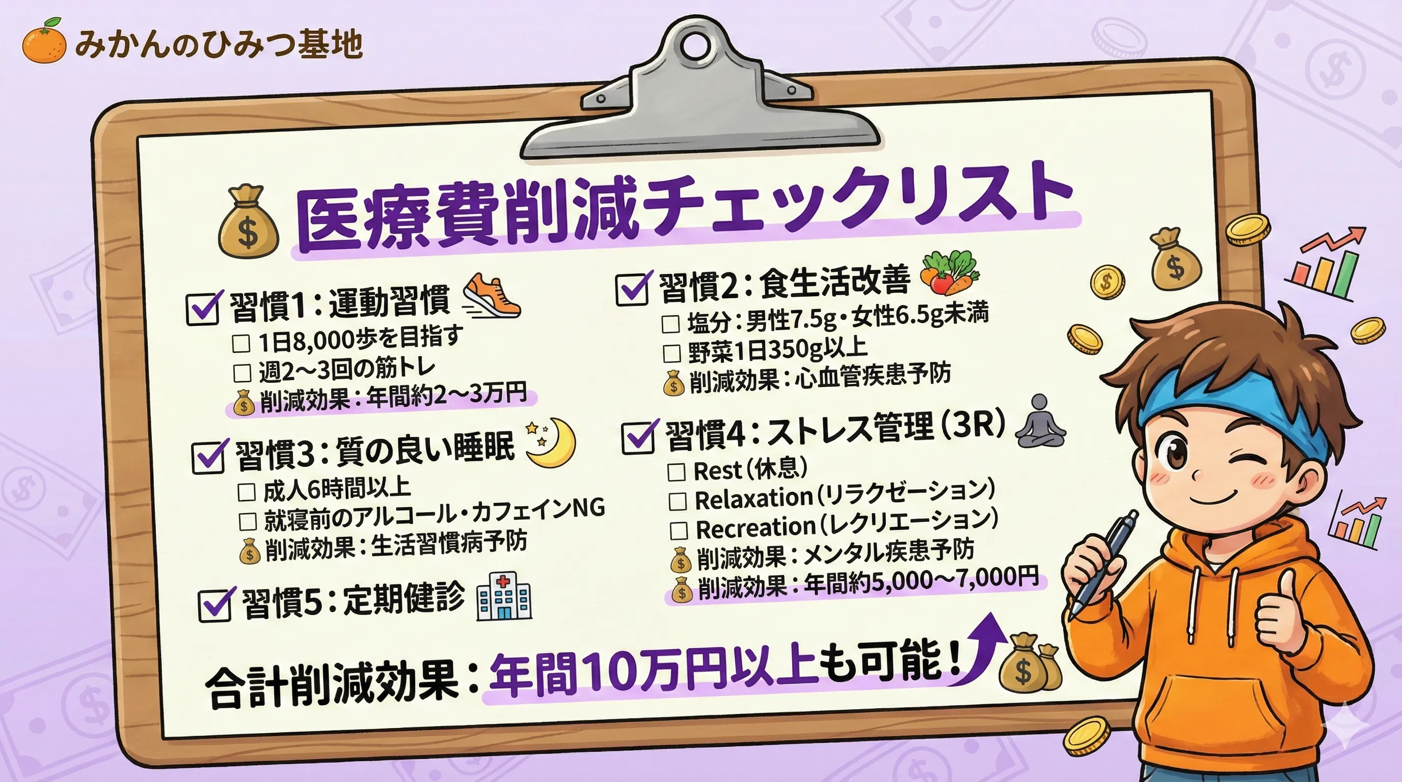 医療費削減チェックリスト