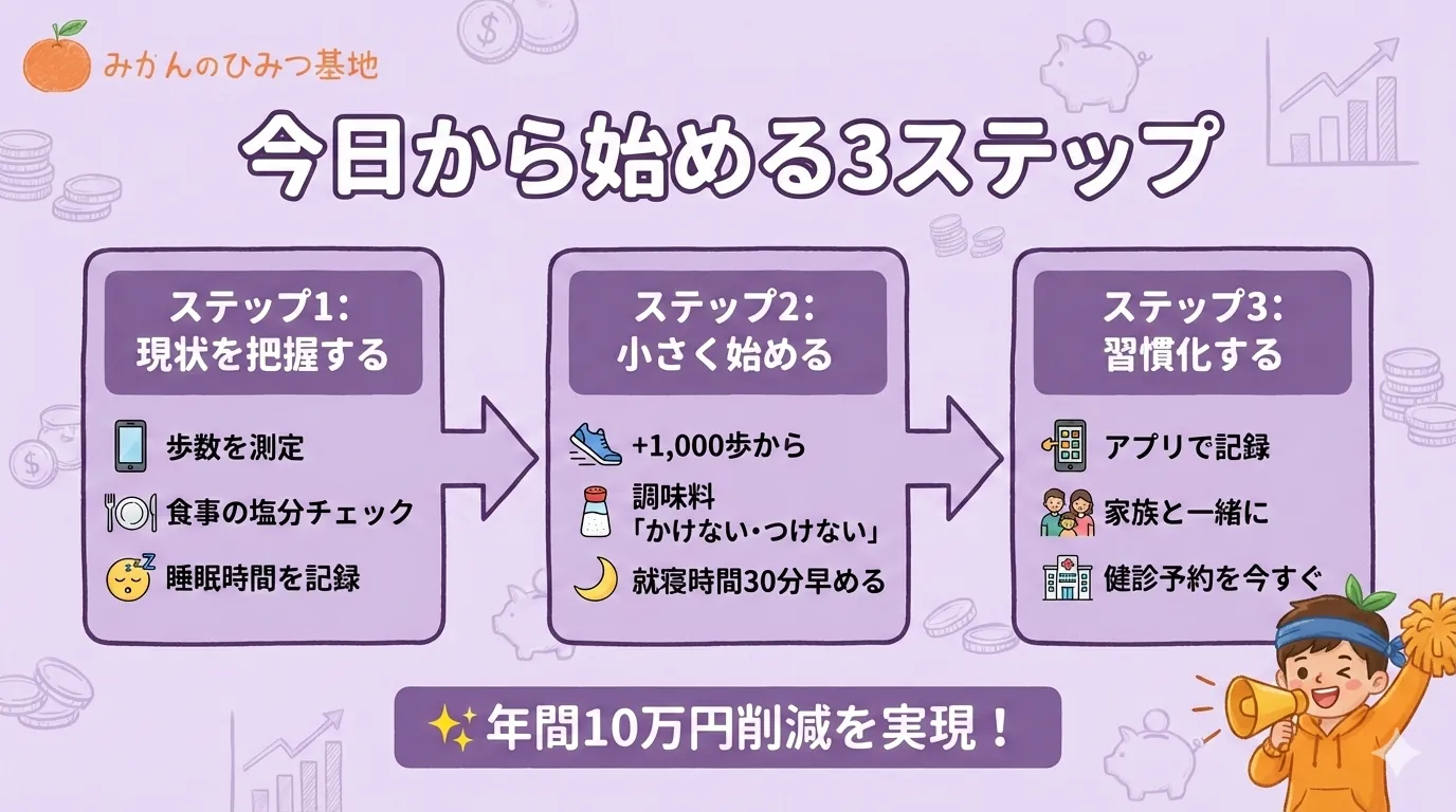 今日から始める3ステップ