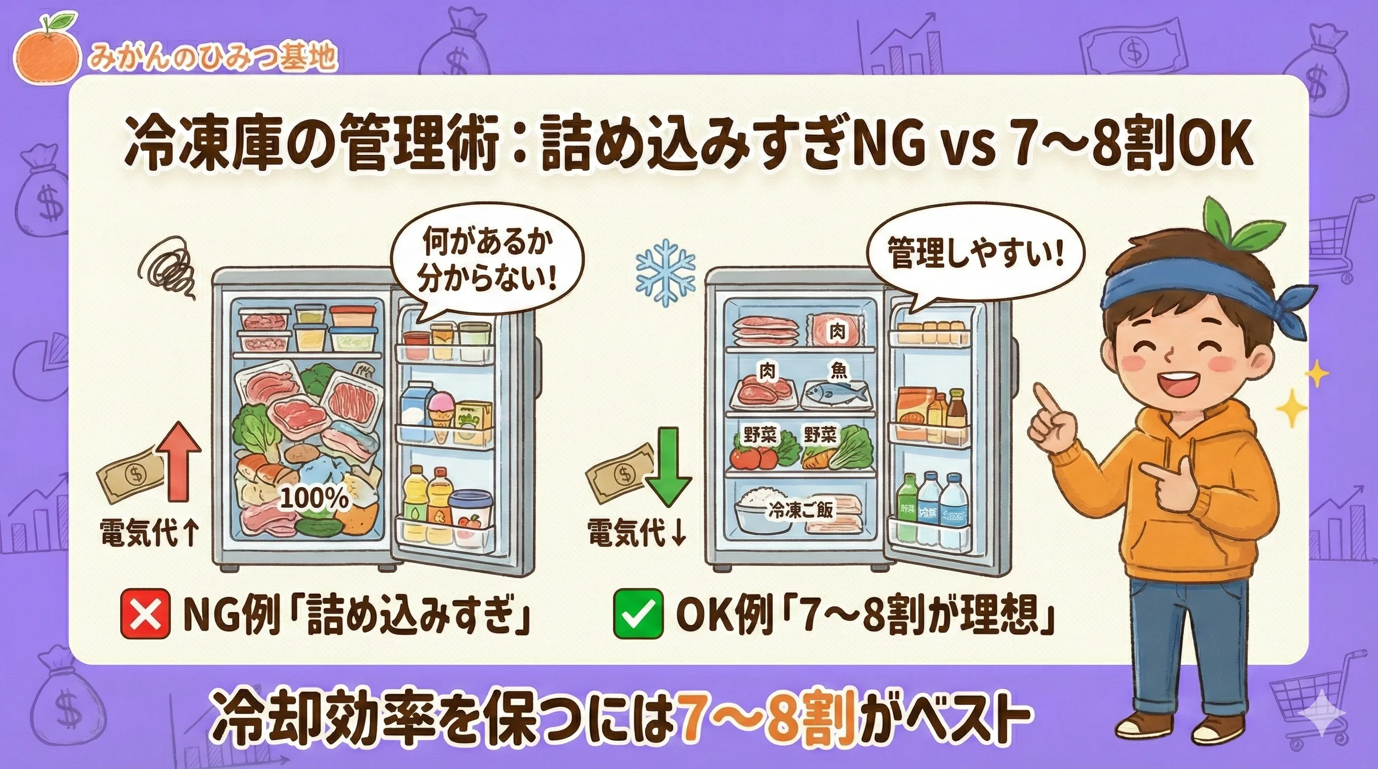 冷凍庫の適正在庫